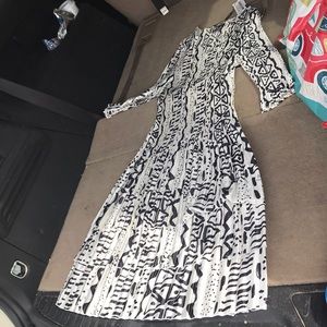 Satin mini pleats 3 quarter sleeve dress abstract